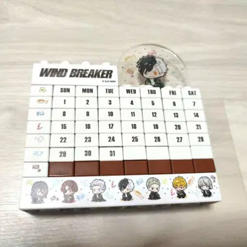 윈블 푸치큥 사쿠라 하루카 블록 달력 스마트폰 스탠드