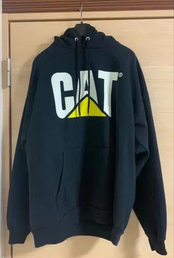 CAT Caterpillar 후드티 후디 풀오버 속기모