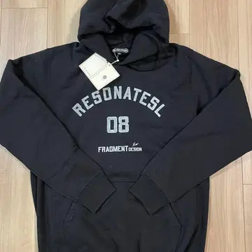 프래그먼트 디자인 레조네이트슬 08 블랙 후드티 L