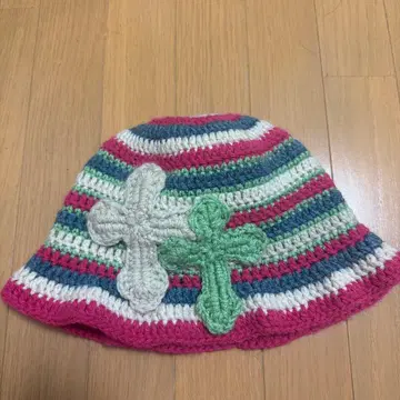 YARN 컬러풀 스트라이프 버킷 햇