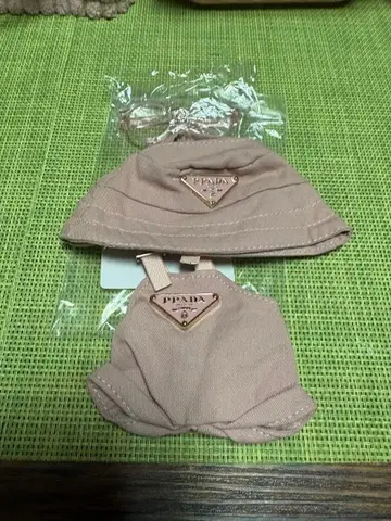 PPADA 핑크 모자와 오버롤 세트