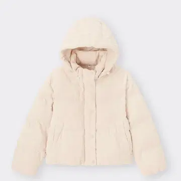 GU 히트 패디드 코듀로이 블루종