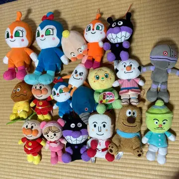 호빵맨 봉제 인형 세트