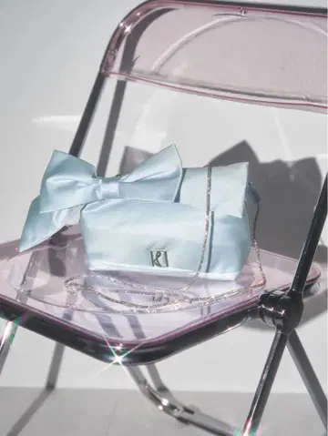 Darich 새틴 파우치 백 SAX 새상품