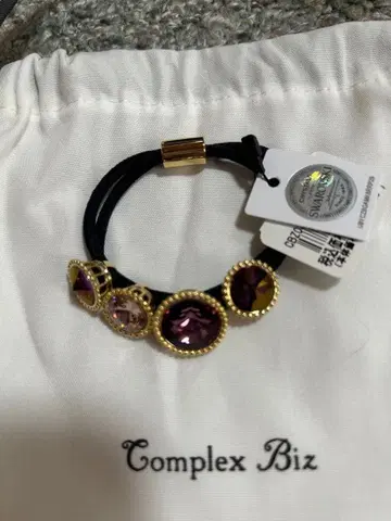 새상품 컴플렉스 비즈 레디 리 스톤 포니 앤티크 핑크