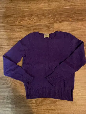 UNITED ARROWS 보라색 니트 스웨터