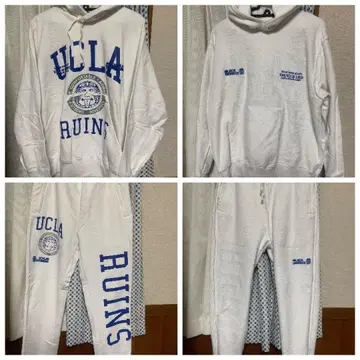 black weirdos 리버서블 후드티 셋업