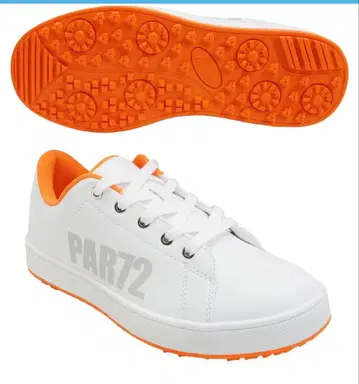 PAR72 골프용 스니커즈 화이트/오렌지