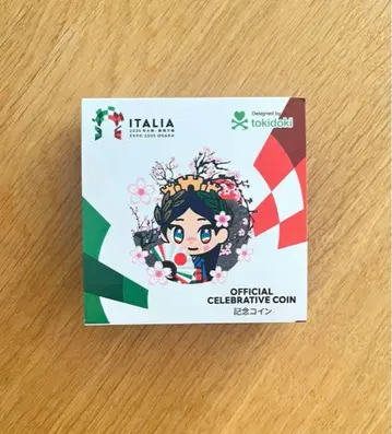 간사이 박람회 이탈리아관 이탈리아 파빌리온 이탈리아짱 기념 코인 메달