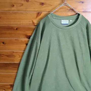 리복 맨투맨 트레이닝복 영국 국기 로고 자수 짙은 녹색