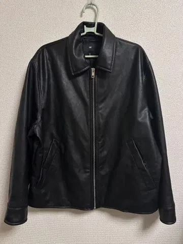 H&M 가죽 자켓 블랙
