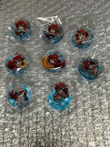 유즈소프트 천색 아이루노츠 마사키 가이야르 미니 아크릴 스탠드 8점