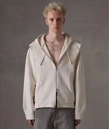 grancy 헤비 웨이트 레이어 디자인 풀 지퍼 후디