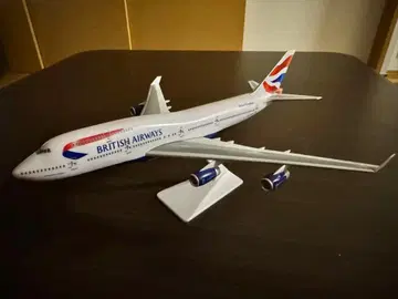 British Airways 보잉 747 비행기 모형
