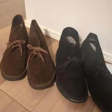 clark's 스웨이드 부츠 (브라운, 블랙)