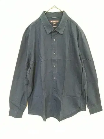 마이클코어스 긴팔 셔츠 남성용 XL 네이비색 면 100%