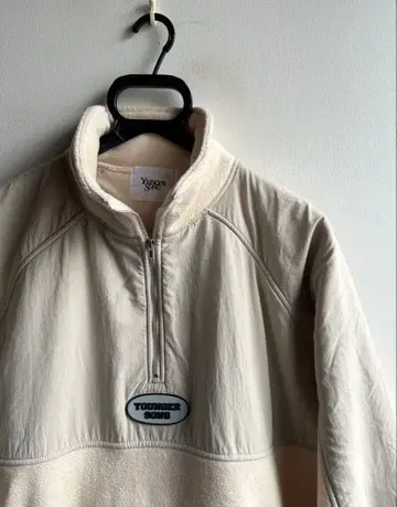 [ 새상품급 ] Younger Song 플리스 하프 지퍼 오버 사이즈