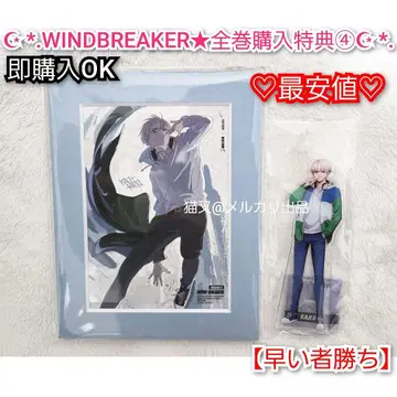 WINDBREAKER 전권 구매 혜택 아크릴 스탠드 캐릭터 파인 매트 4