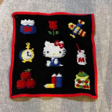 페이러 키티 산리오 콜라보 손수건 레트로 헬로키티