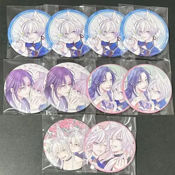 왕의 짐승 최애 CP 온라인 복권 란월 소월 천요 캔뱃지