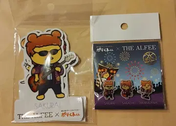 51년째 겨울 축제 포테쿠마군 x THE ALFEE 핀 배지 스티커
