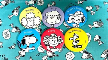 스누피 대만 세븐일레븐 한정판 캔뱃지 6종 세트