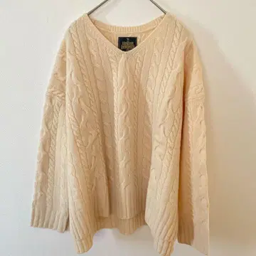 어반 리서치 도어스 해밀턴 울 아란 패턴 니트 아이보리 F