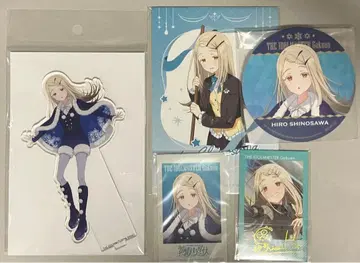 학마스 첫별 파라다이스 타워 레코드 카페 W 포토 카드 히로 굿즈 모음