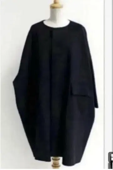 [ 새상품급 ] 미즈이로 인드 쿨넥 와이드 코트