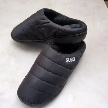 SUBU 블랙 실내용 슬리퍼