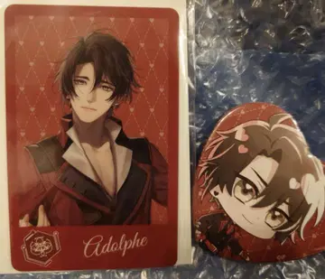 아돌프 종원의 빌슈 오토파 하트형 캔뱃지 & 캐릭터 카드