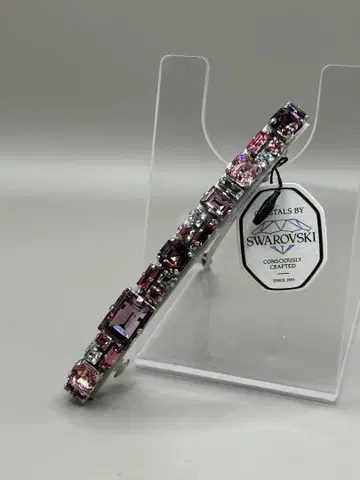 [ 새상품 미사용 ] 컴플렉스 비즈 크리스탈 머리핀 핑크