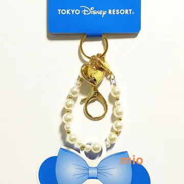 디즈니 머리띠 홀더 펄 미니 골드 택 포함 새상품