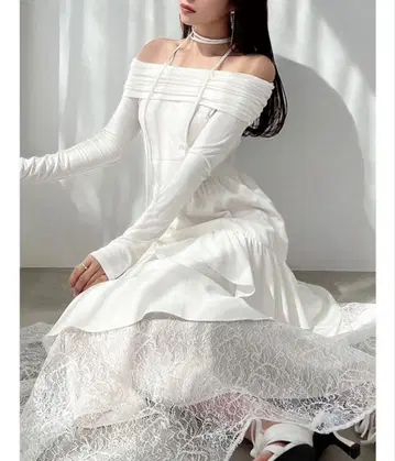 RESEXXY 오프숄더 도킹 원피스