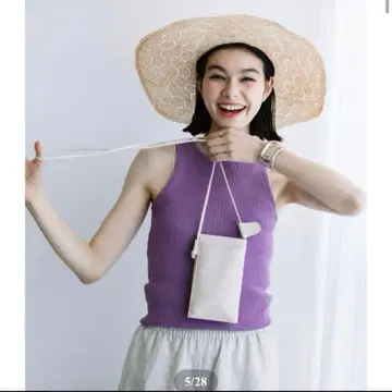 BEAURE 카우 가죽 멀티 지갑 숄더