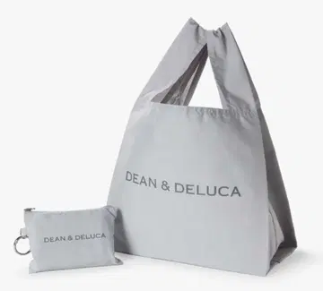 딘앤델루카 파우치 포함 에코백 토트 그레이