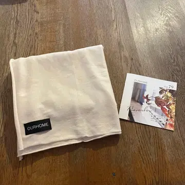 OURHOME 오가닉 코튼 스톨, 화이트