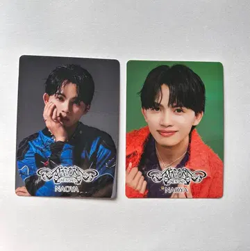 HMV 트레이딩 카드 2종 NAOYA