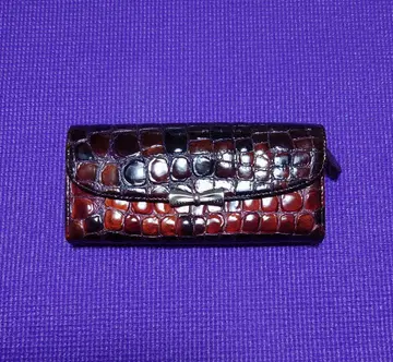 크로커다일풍 장지갑 리본 포함