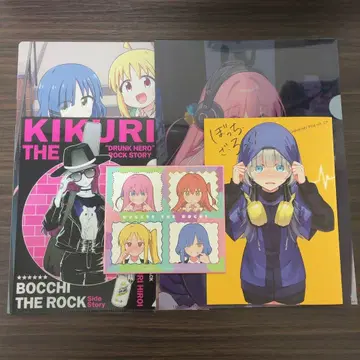 봇치 더 록! 혜택 세트 멜론북스 색지 클리어 파일