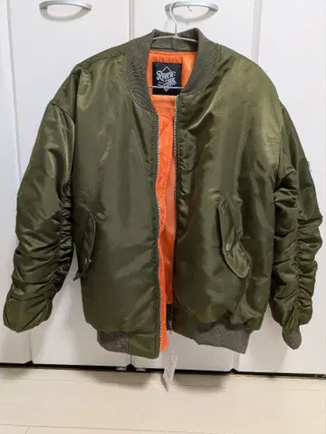 RIVER SIDE CULTURE 올리브 MA-1 자켓 오버 사이즈