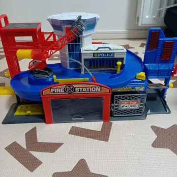 미니카 FIRE STATION 소방서 경찰서 헬리포트