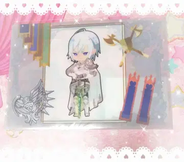 트위스티드 원더랜드 팝업 클리어 파일 새벽의 갑옷 실버