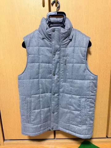 그레이 퀼팅 다운 베스트 LL