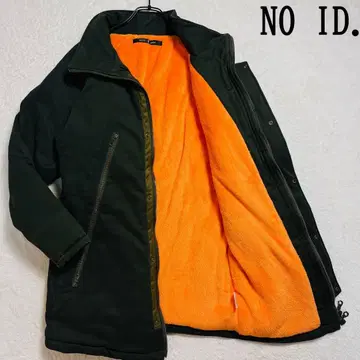 레어 완판템 중고품 NOID 멀티 심 하이 칼라 하프 코트 보아 플리스