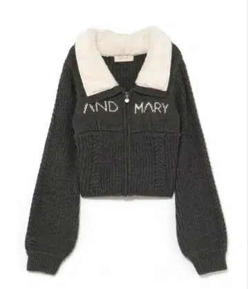 andMary Mary logo zip tops gray