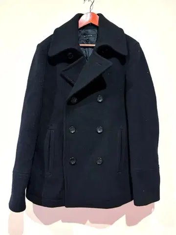 어반 리서치 피 코트 더블 브레스트 블랙 M