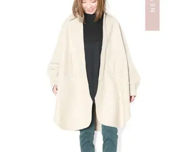 안트게이지 부클레 셔츠 코트