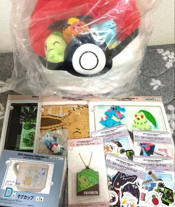 제일복권 포켓몬 A상 봉제 인형 포함 게임 쿠션 묶음 판매