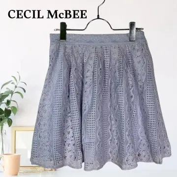 zB733 [ M ] CECIL McBEE 레이스 스커트